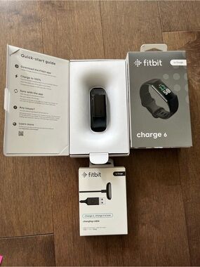Fitbit Charge 6 With New Charger